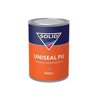 Герметик кузовной SOLID UNISEAL PU Grey  под кисть 1 кг